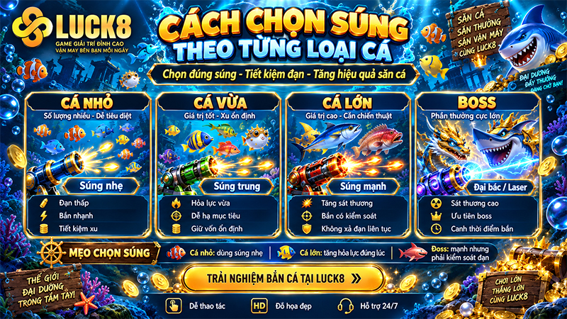 Hướng dẫn cách chọn súng bắn cá