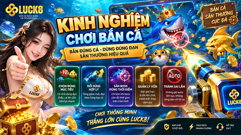 Kinh nghiệm chơi bắn cá